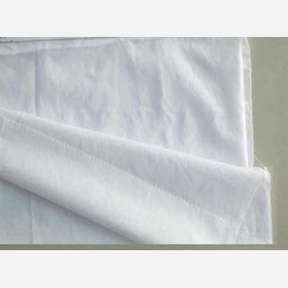 white polyester cotton fabric